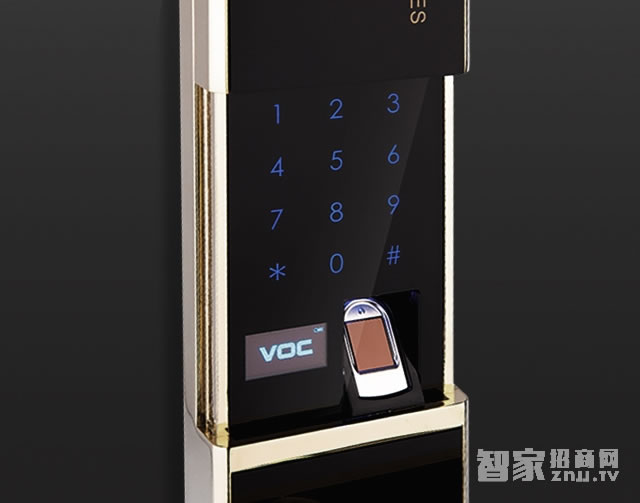 voc指紋鎖V77電子密碼鎖 化繁為簡