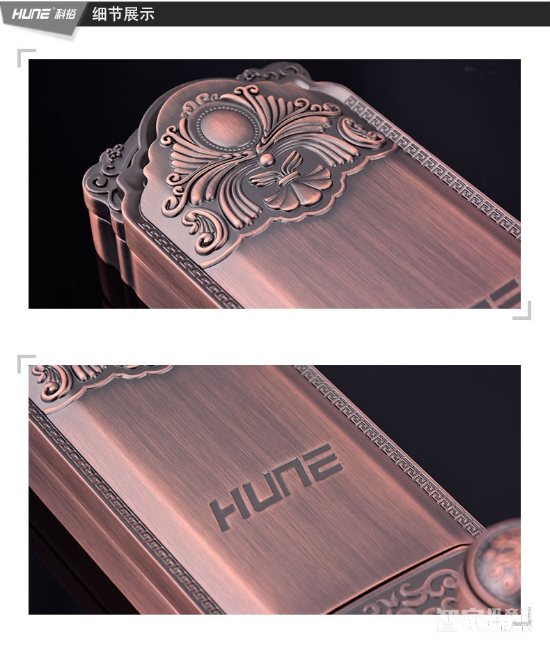 科裕鈦合金智能鎖 OLED觸屏密碼鎖