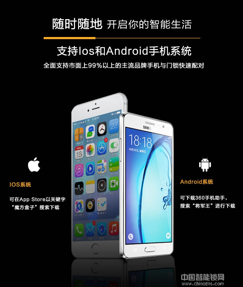 鑫國鑫智能鎖 手機(jī)APP智能指紋門鎖 智能報警防盜鎖