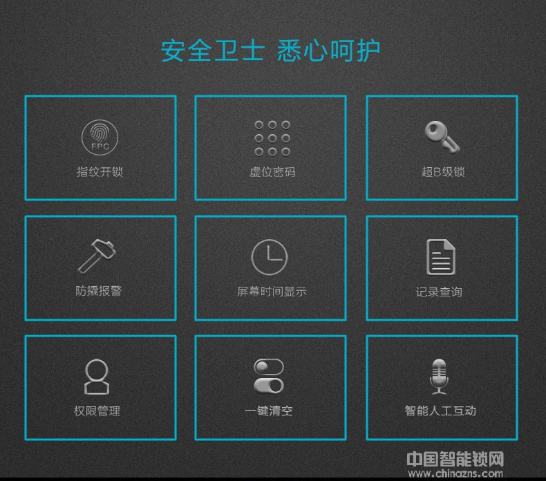 鑫國鑫智能鎖 三防四合一指紋密碼鎖 滑蓋智能門鎖