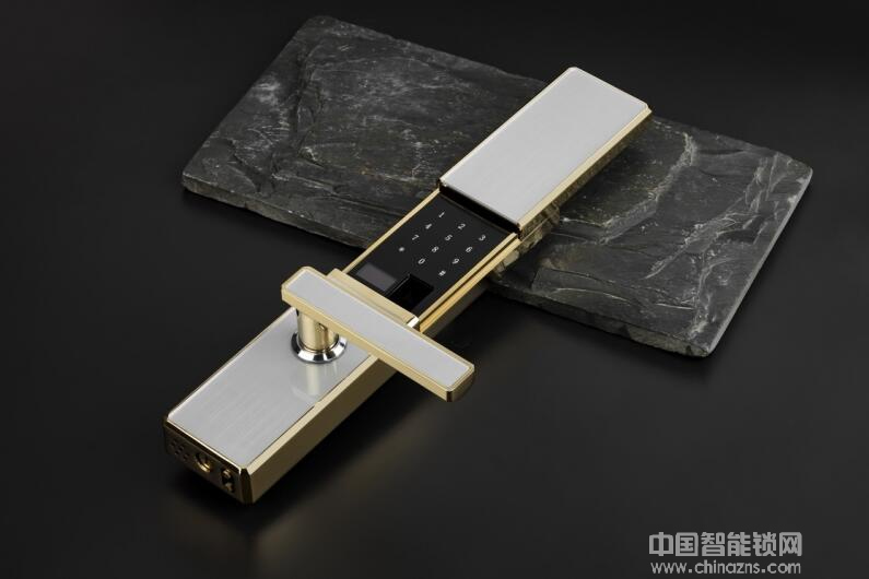 歐寶麗智能鎖 滑蓋智能刷卡電子鎖 家用指紋密碼鎖