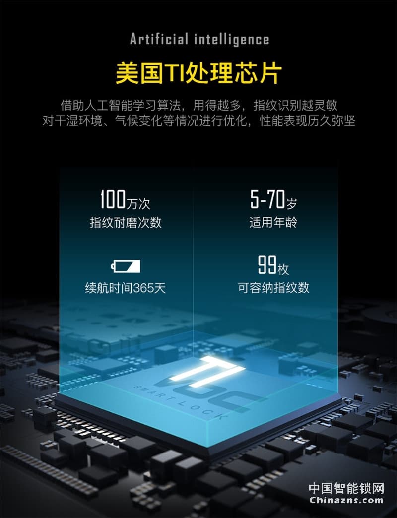 VOC大門滑蓋電子鎖 通用型智能鎖密碼鎖X5