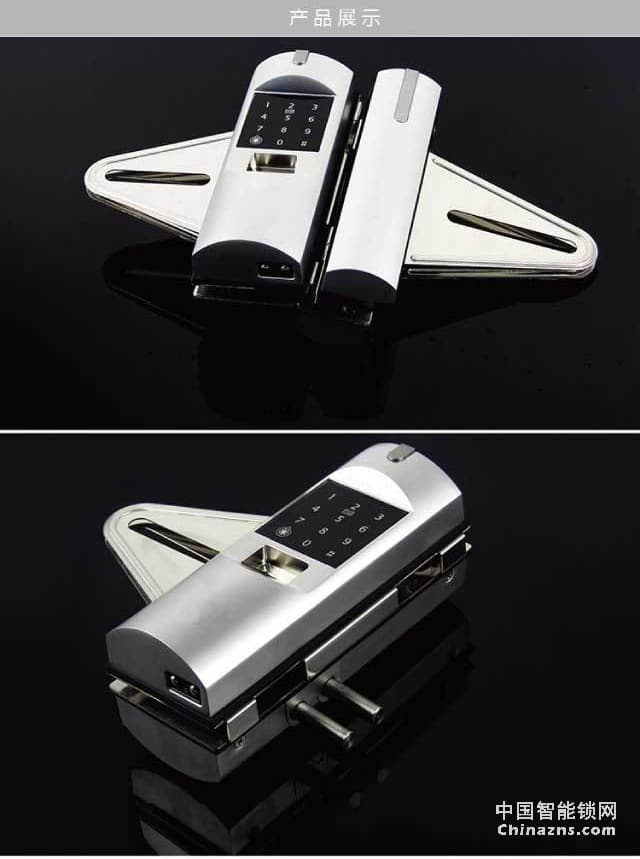 百思易智能玻璃門鎖D2120F 智能聯動/雙重認證