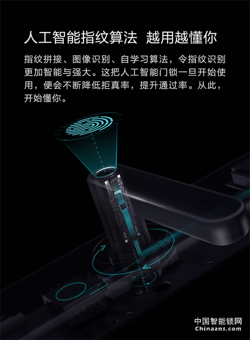鹿客（LOOCK）Q2指紋鎖智能鎖 家用防盜門鎖