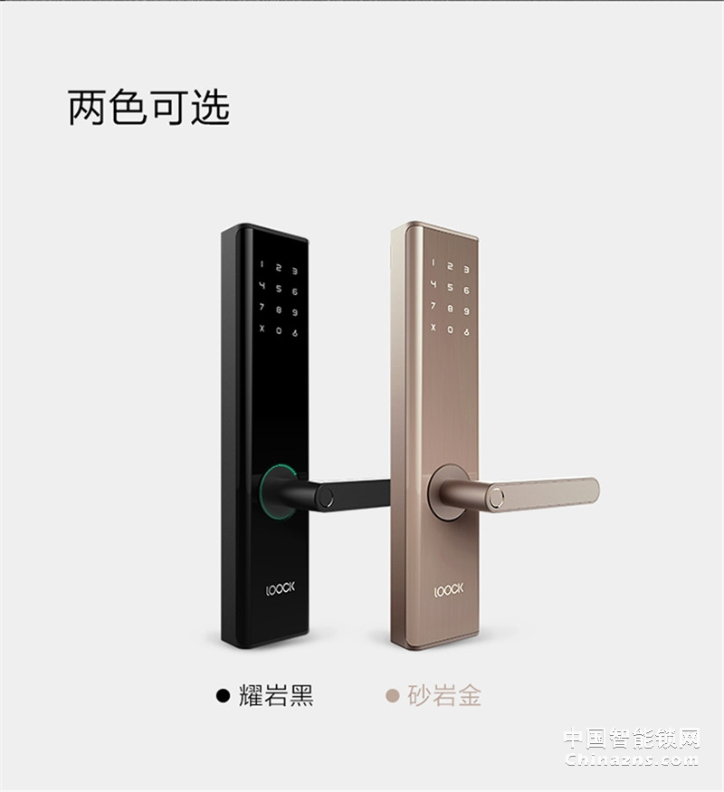 鹿客（LOOCK）Q2指紋鎖智能鎖 家用防盜門鎖