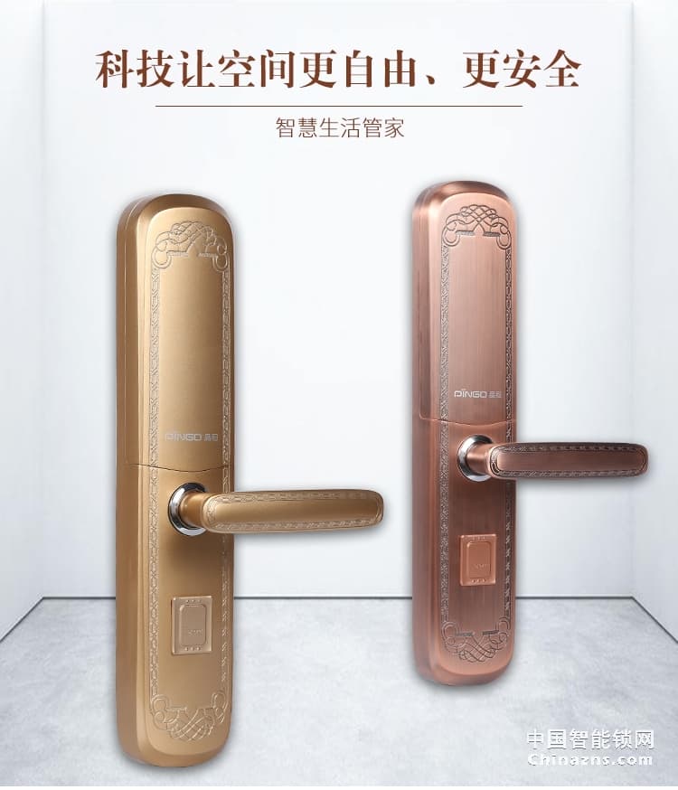 榮事達品冠歐式指紋鎖小智12 別墅自動滑蓋門鎖