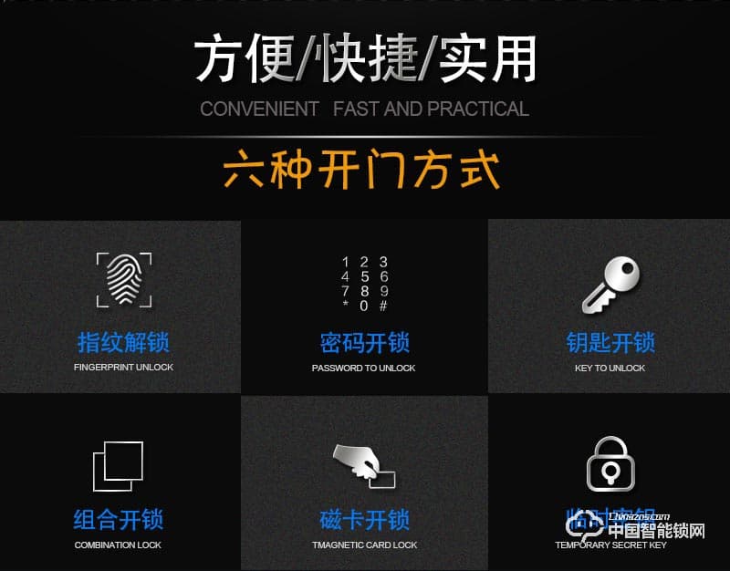 典匠智能鎖 D6072安防滑蓋智能門鎖指紋鎖
