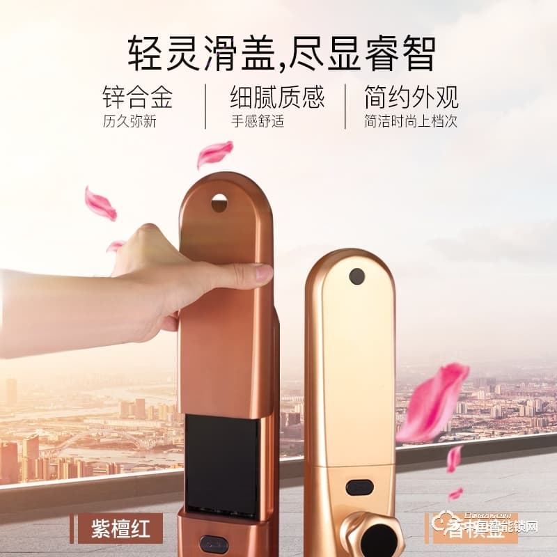 金點原子指紋鎖 指紋鎖玻璃門鎖感應磁卡鎖