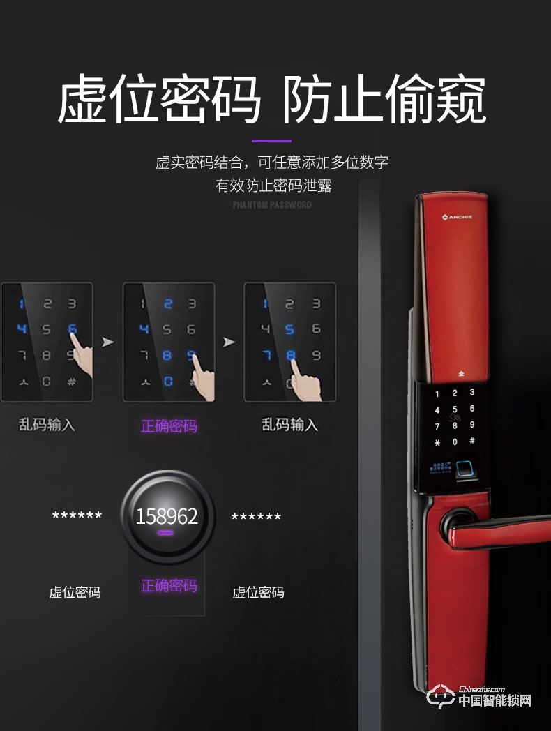 雅潔智能鎖  AJ2041-01門鎖智能鎖電子門鎖