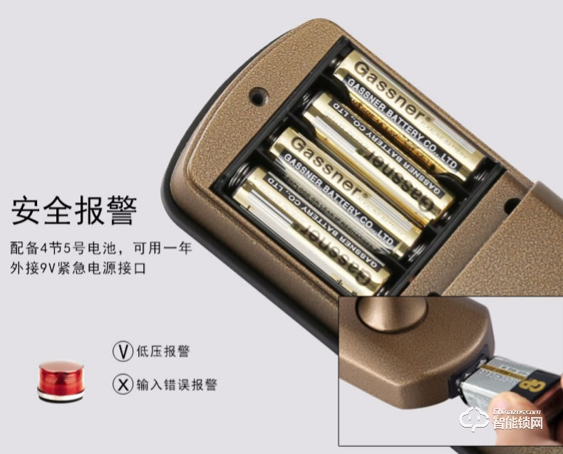 愛迪爾指紋鎖 US3-7智能指紋鎖家用防盜門鎖