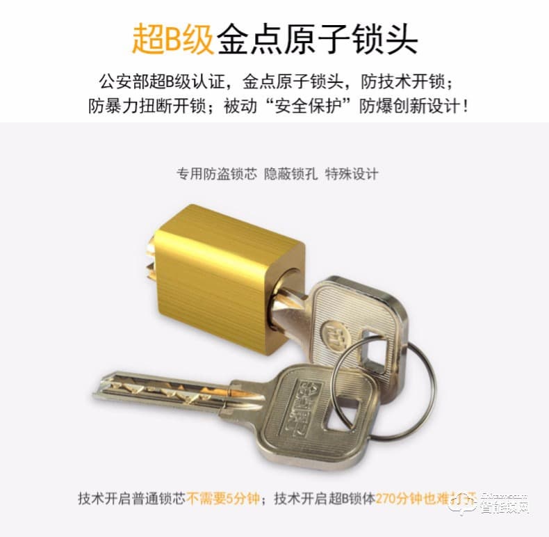 愛迪爾指紋鎖 US3-6型智能指紋防盜門鎖指紋鎖