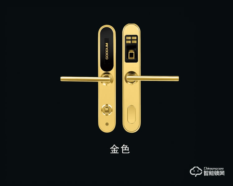 高盾智能鎖 E5800指紋密碼電子鎖 純不銹鋼防盜門(mén)天地桿鎖體