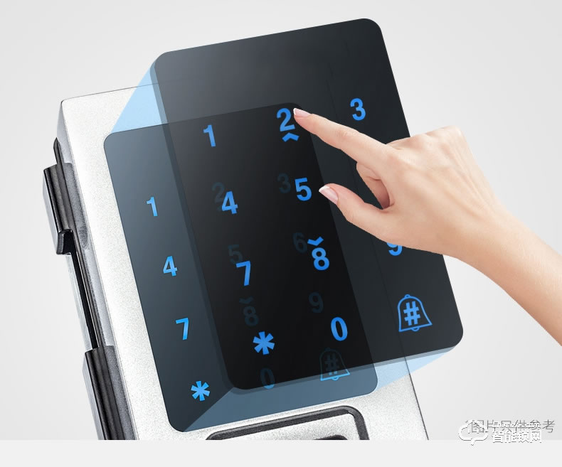 眾家安指紋鎖 辦公指紋鎖大門智能密碼鎖