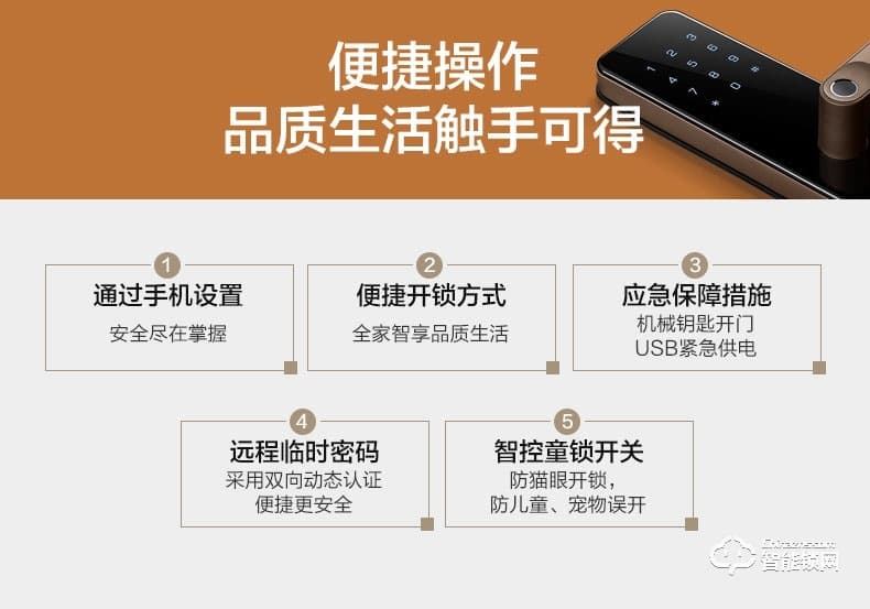 海爾智能鎖 NB系列家用防盜門電子鎖