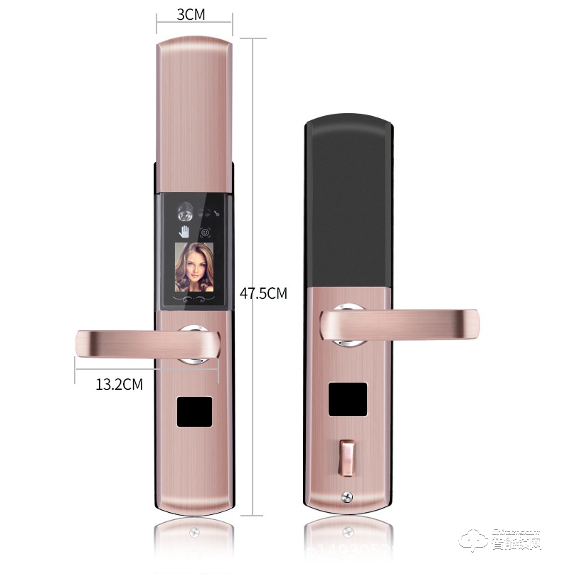 美鼎智智能鎖 F2101人臉識(shí)別掌紋識(shí)別智能鎖