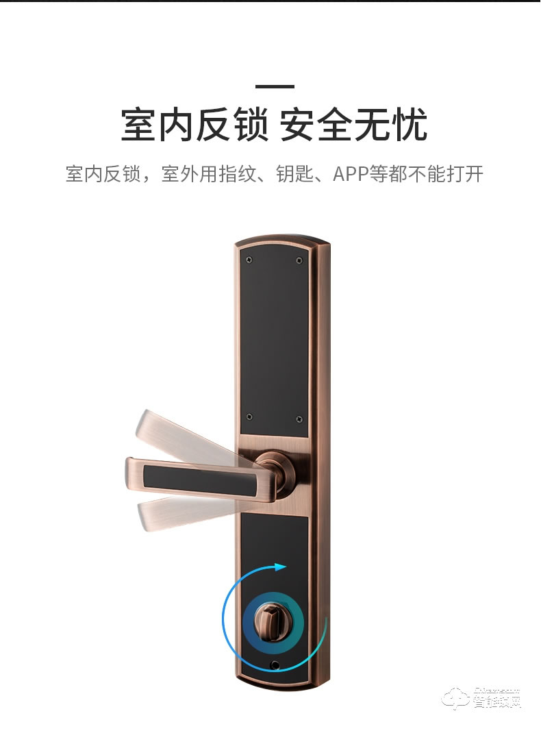 紐冠智能鎖 N816家用電子鎖智能門(mén)鎖