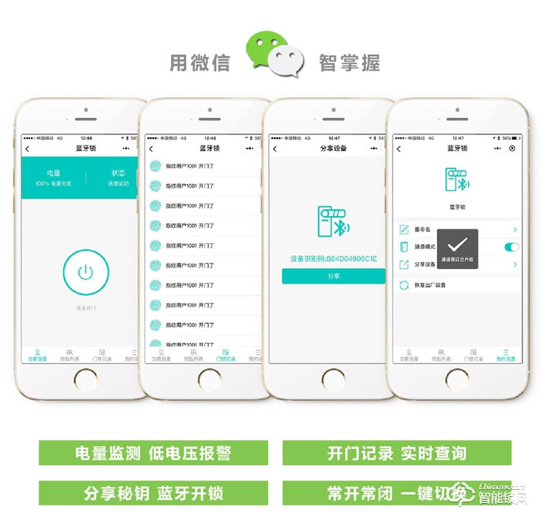紐冠智能鎖 K2家用電子藍(lán)牙指紋房門鎖