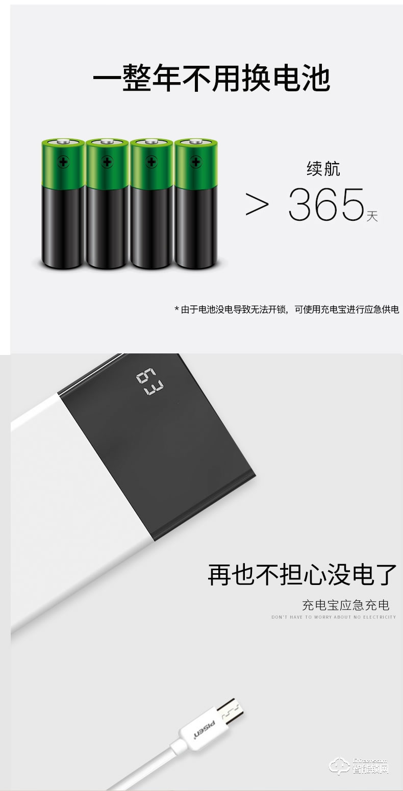 紐冠智能鎖 N803防盜門滑蓋電子門鎖