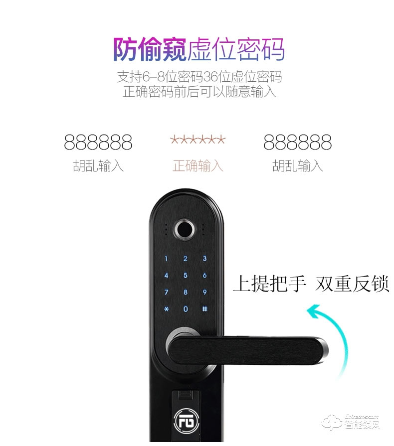 紐冠智能鎖 N550家用防盜門半導(dǎo)體指紋鎖