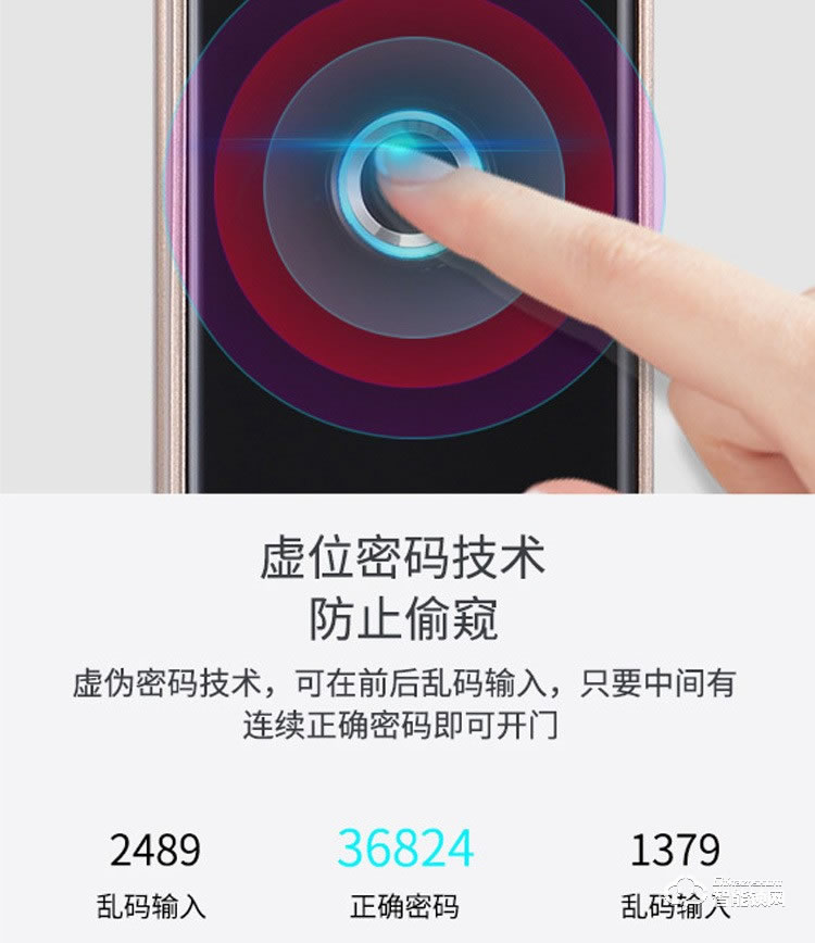 米博士智能鎖 M6家用防盜門密碼鎖門鎖