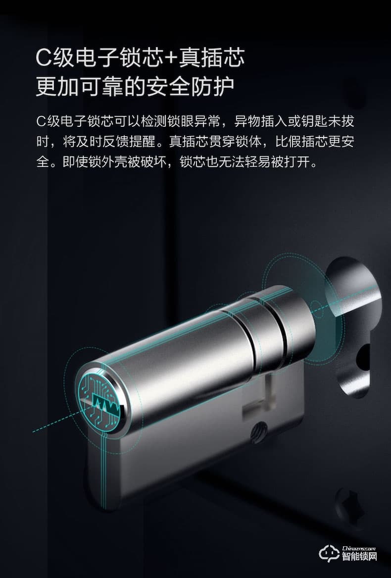 綠米智能鎖 HL家用防盜指紋電子智能門鎖