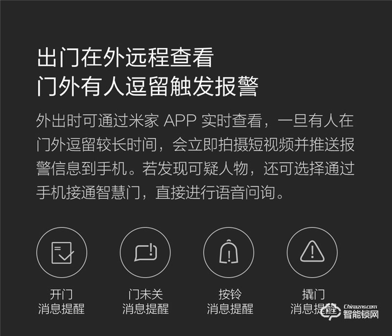 創米智能門 H1安全進戶門智慧門