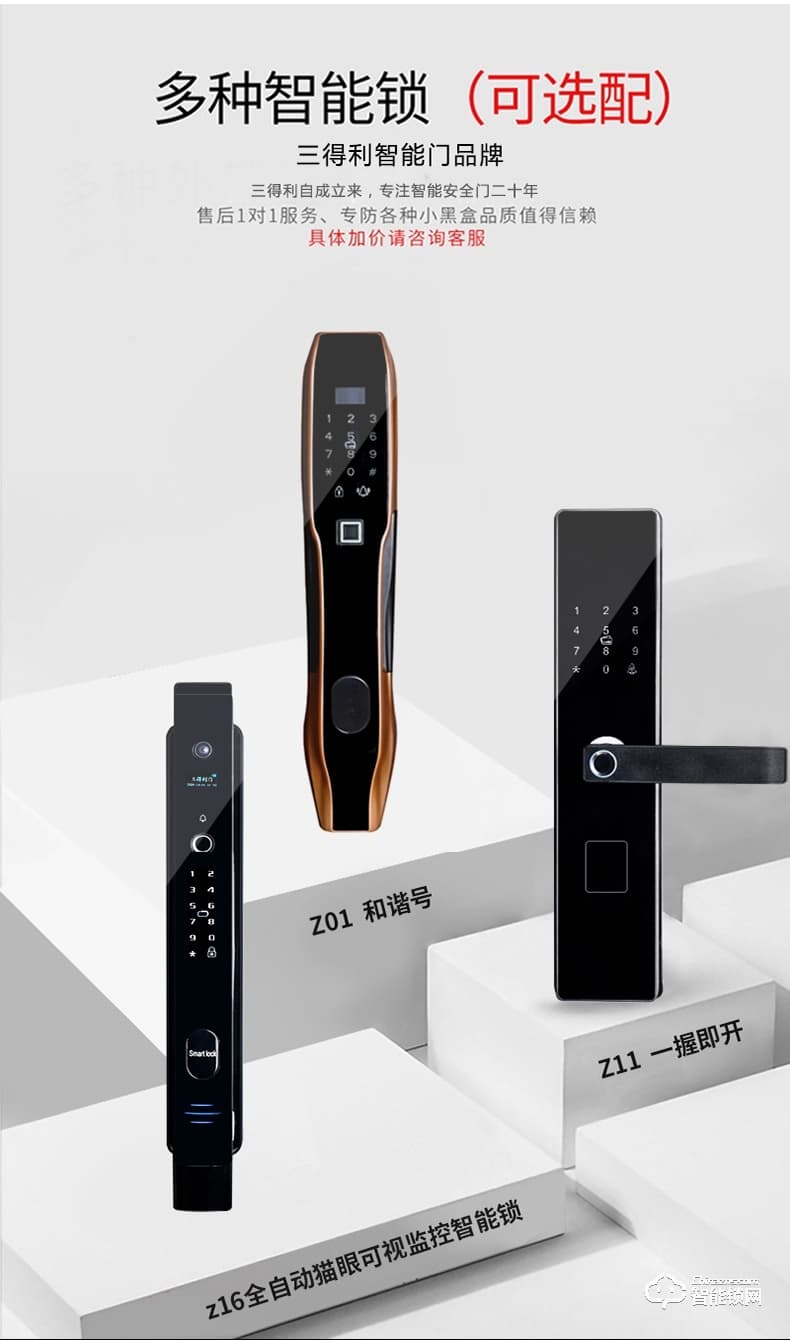 三得利智能門 安全門智能進戶門入戶