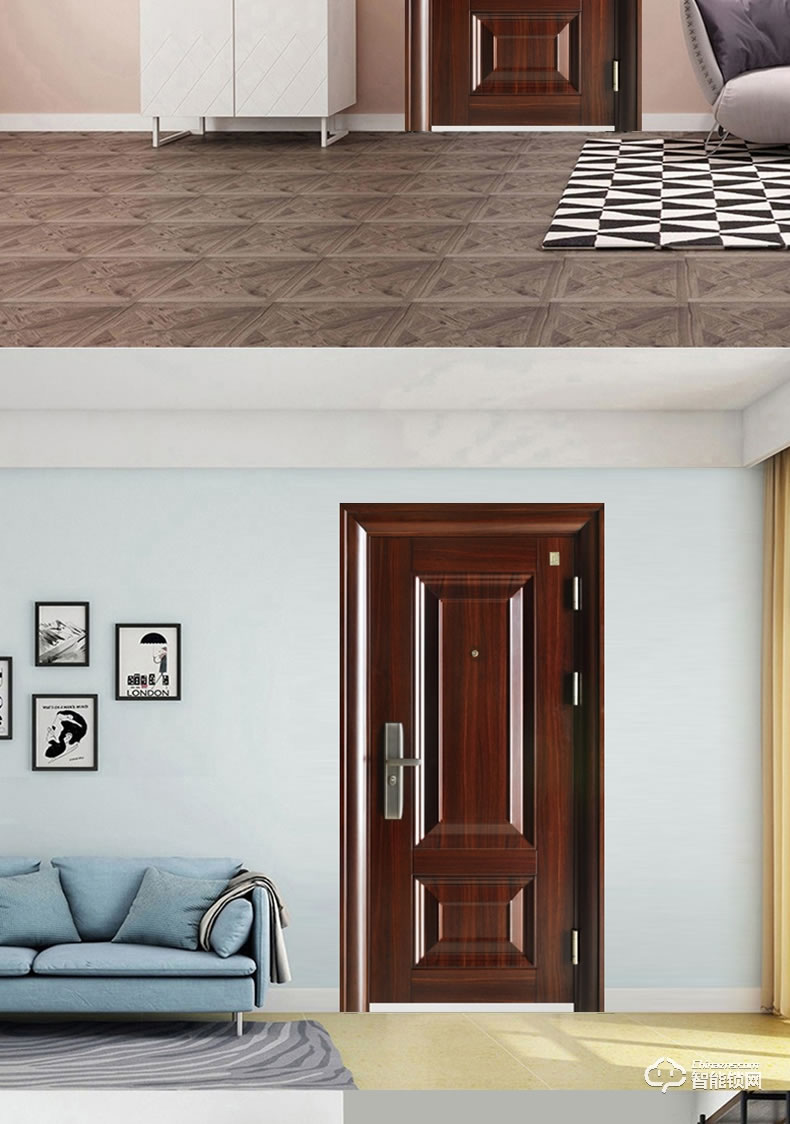 三得利智能門(mén) SDL-王者風(fēng)范2號(hào)甲級(jí)防盜門(mén)家用大門(mén)