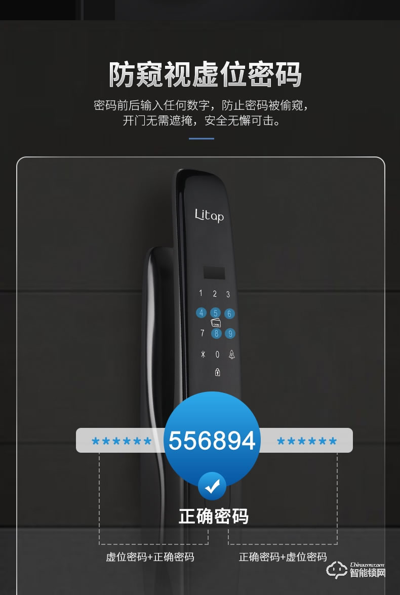 淺指智能鎖 SL-G4全自動可遠程防貓眼門鎖
