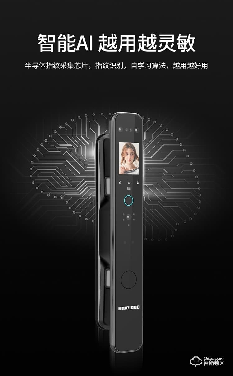 皇家金盾智能鎖 S500全自動貓眼指紋密碼鎖