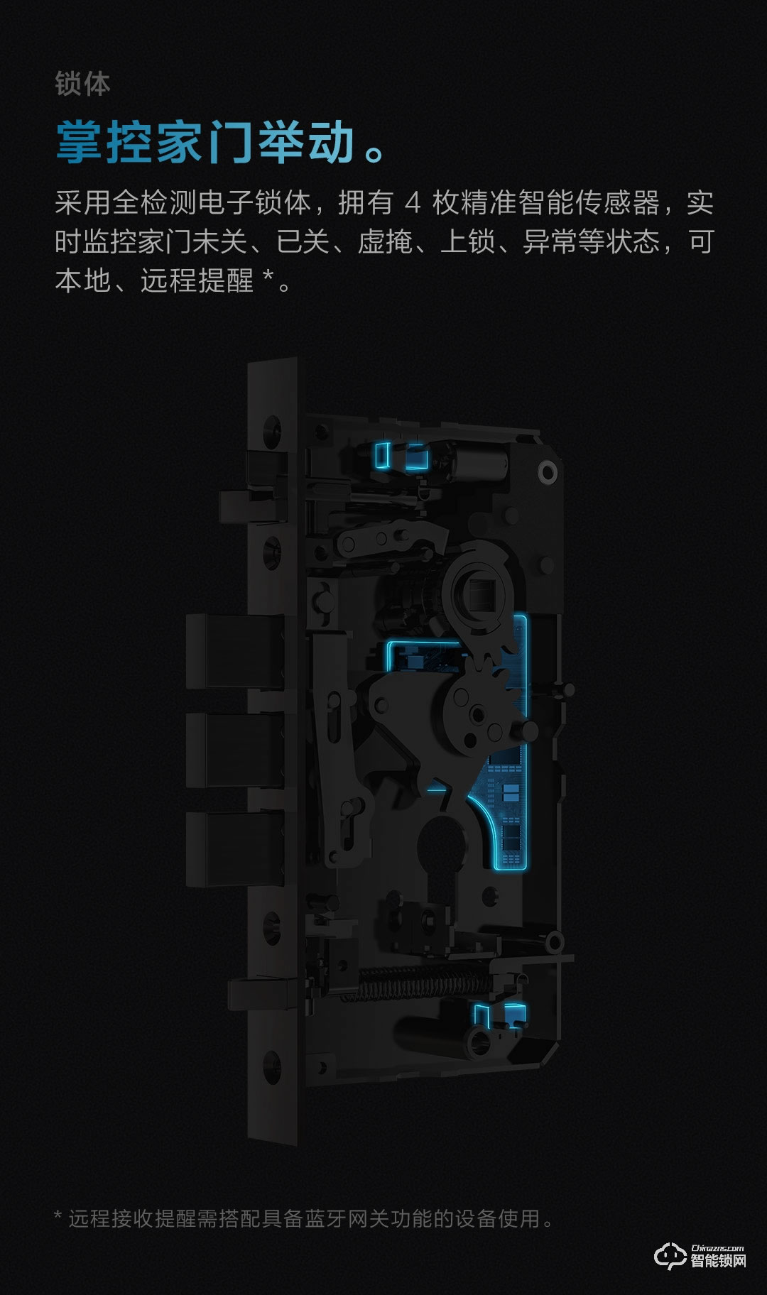 綠米智能鎖 D100全自動智能推拉鎖