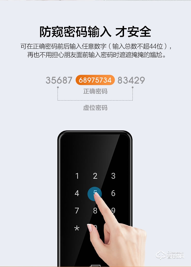 海爾智能鎖 E68家用防盜門大門電子鎖