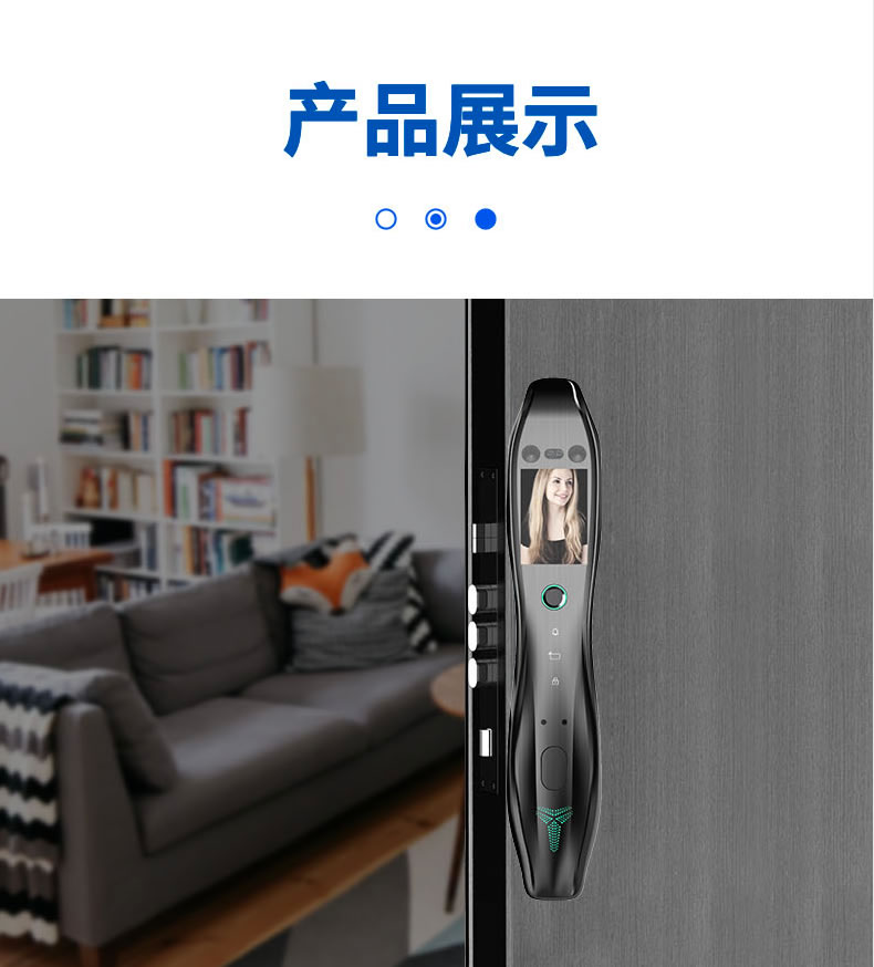 麥爾思智能鎖 R8人臉識(shí)別全自動(dòng)智能指紋鎖
