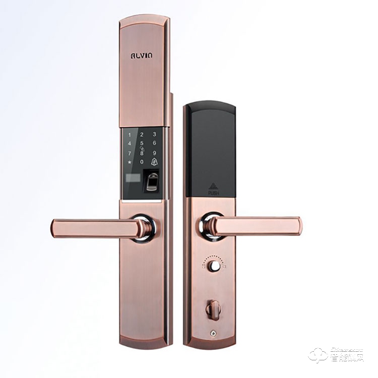 艾爾文智能鎖 8232半自動滑蓋智能鎖