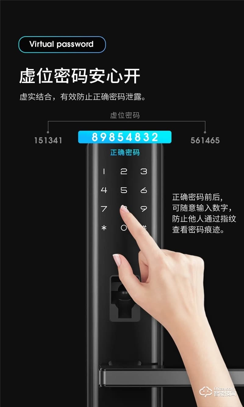 頂固智能鎖 Z1家用防盜門指靜脈智能鎖