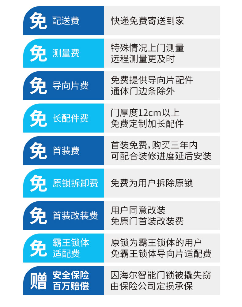 海爾智能鎖23E指紋鎖家用防盜門密碼鎖E23