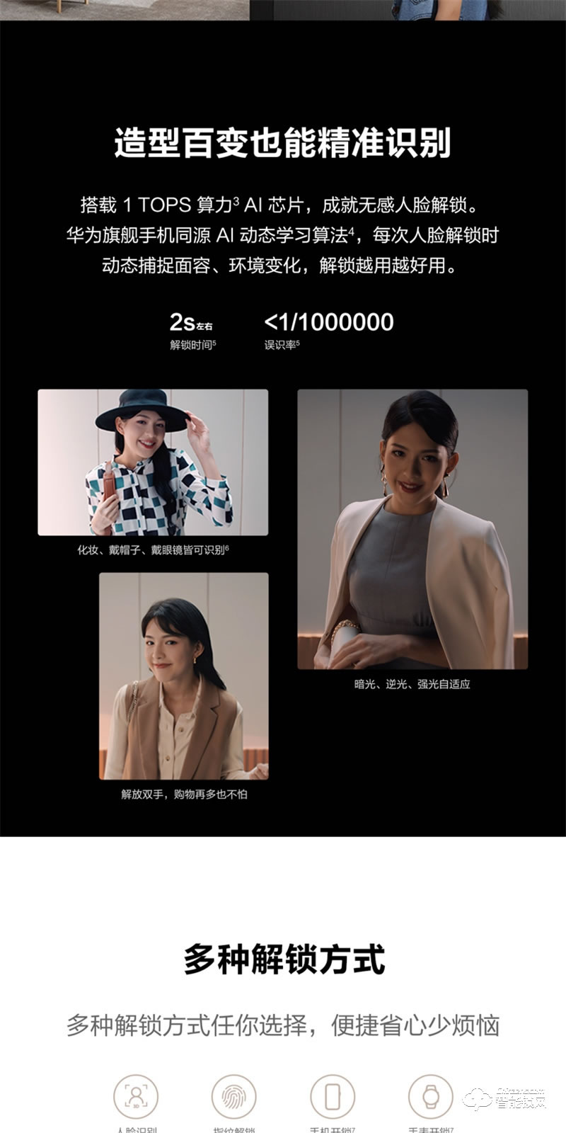 華為智能門鎖Pro 新款自研可視貓眼AI人臉識別全自動指紋解鎖