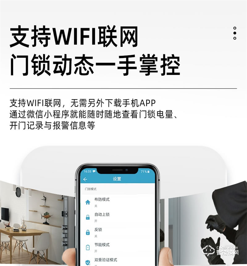 飛利浦阿爾法智能鎖 可視貓眼全自動家用指紋鎖