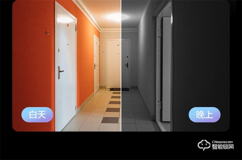 螢石20VC一握開指紋鎖 電子門鎖密碼鎖