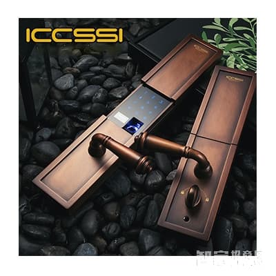 艾棲指紋鎖 家用純銅系列 電子智能門鎖