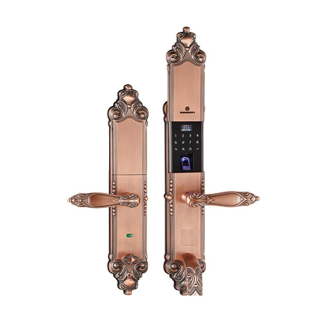 歐朗德思歌別墅指紋鎖 指紋感應遙控密碼鎖