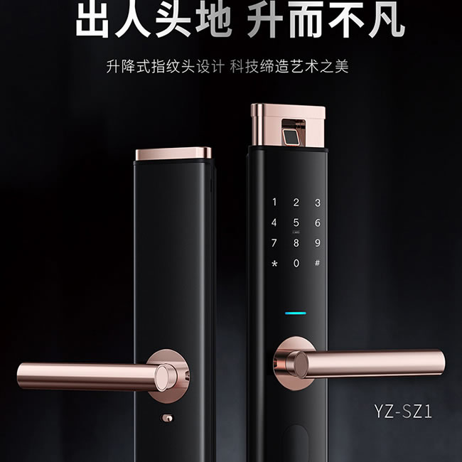 揚子智能鎖 SZ1家用半自動防盜門鎖