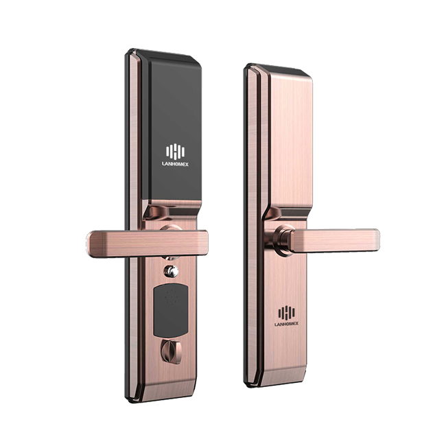 蘭和智能鎖M46 自動(dòng)滑蓋指紋鎖 遠(yuǎn)程操控
