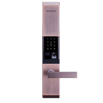 布伊格指紋鎖 滑蓋指紋鎖密碼鎖刷卡鎖防盜門木門智能鎖