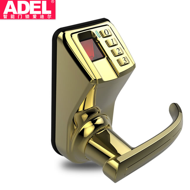 愛迪爾指紋鎖 3398智能電子家用辦公木門鎖