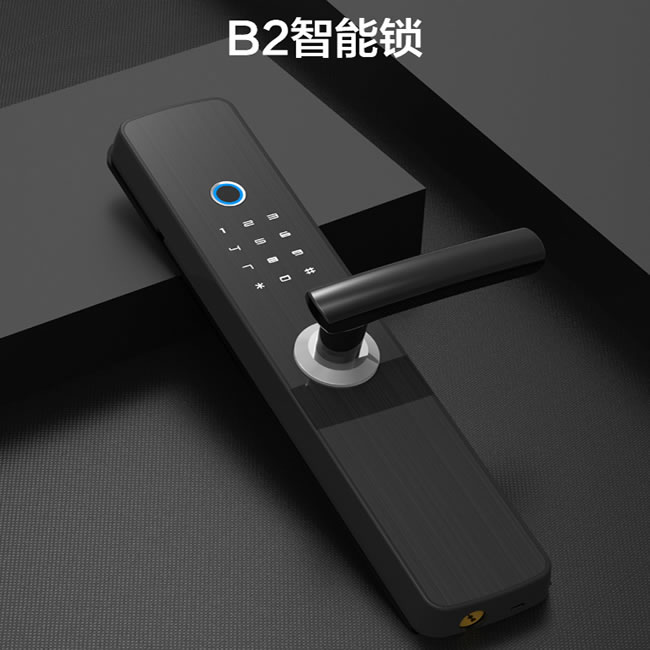 居聯智能鎖 B2虛位密碼半自動智能指紋鎖
