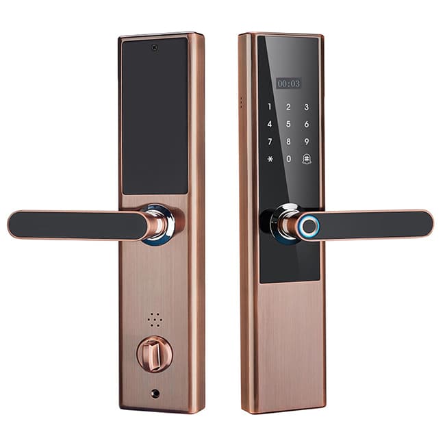 科億智能鎖 KY8018全自動直板密碼指紋鎖