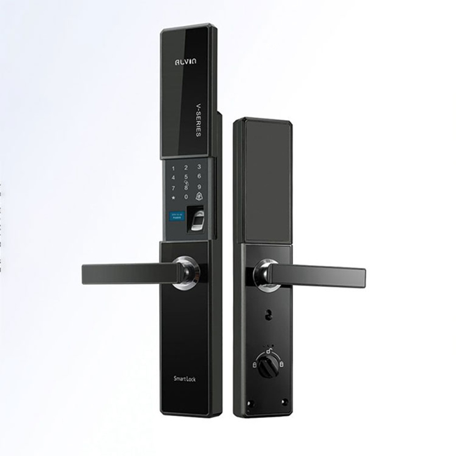 艾爾文智能鎖 8235半自動滑蓋智能鎖