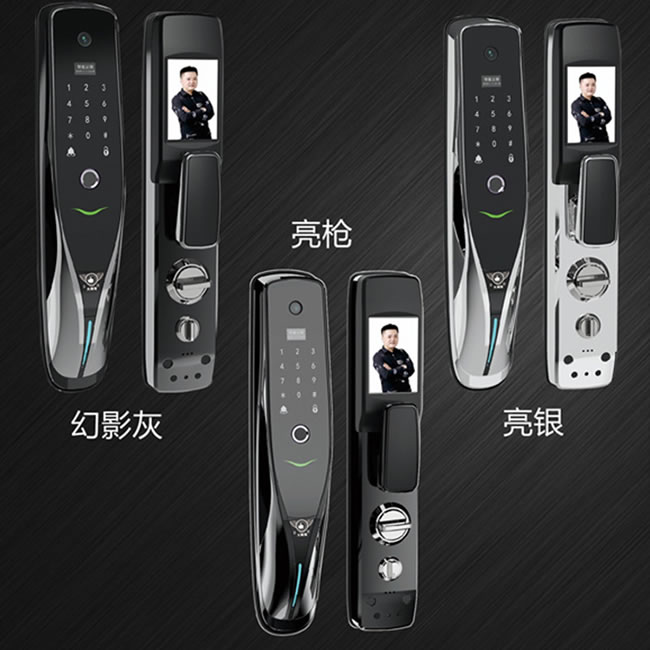大拇指智能鎖和諧7號視頻款 萬能互換無損安裝