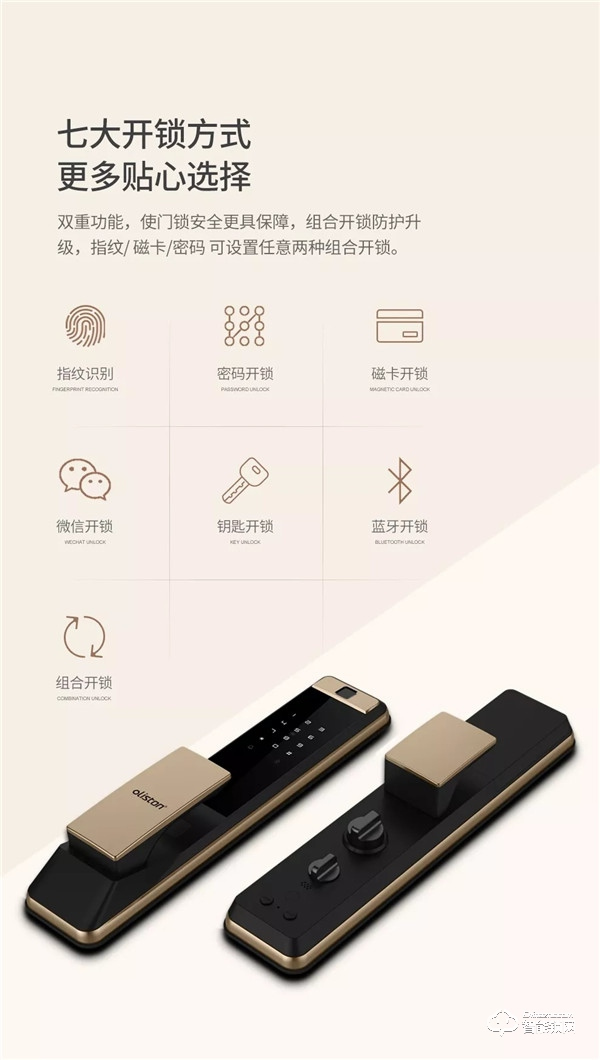 歐萊斯頓全自動智能鎖GT609上市 開啟智慧生活新體驗